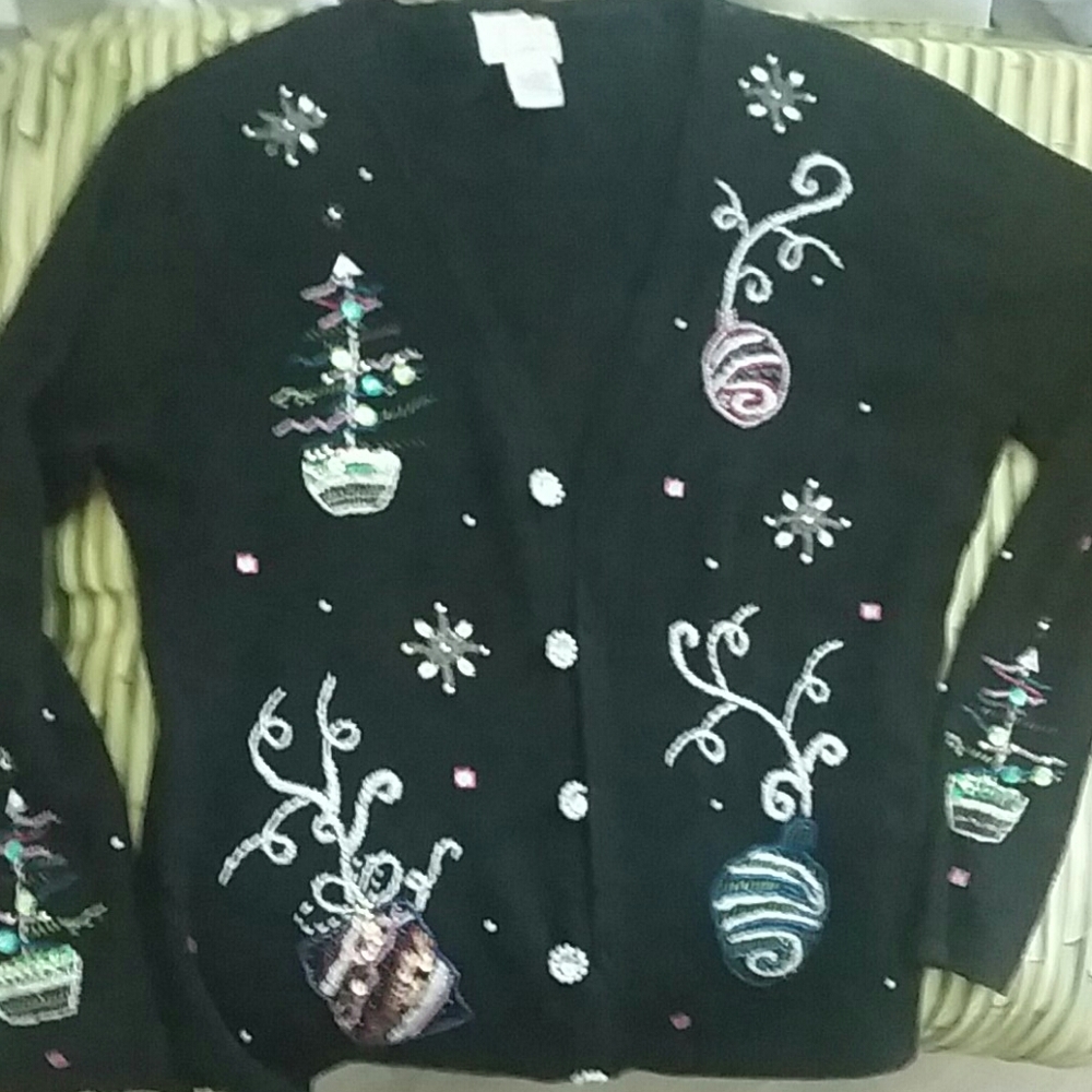 Christmas cardigan sweater